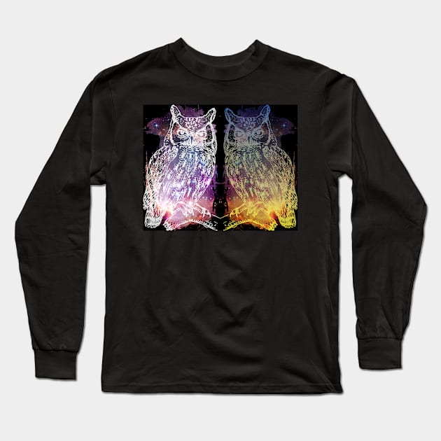 Omni Owl Long Sleeve T-Shirt by Bethany-Bailey